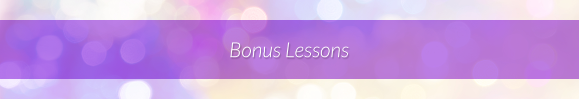 Bonus Lessions