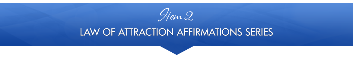Item 2: Law of Attraction Affirmation Series
