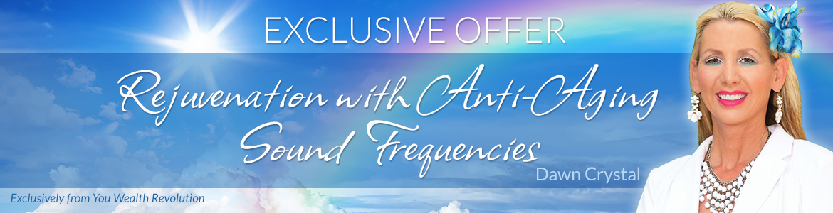 Rejuvenation with Anti-Aging Sound Frequencies