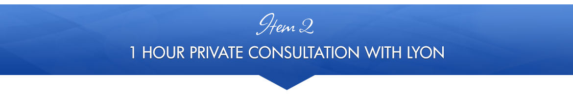 Item 2: 1-Hour Private Consultation with Lyon