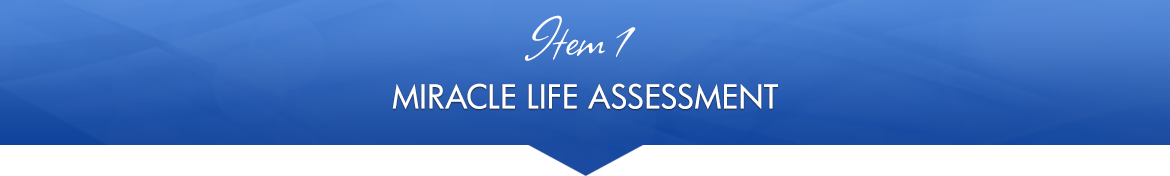 Item 1: Miracle Life Assessment