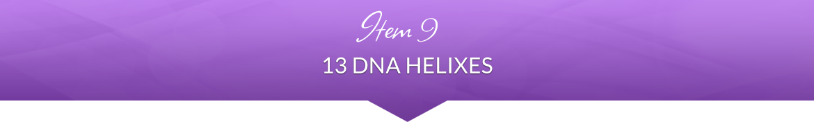 Item 9: 13 DNA Helixes