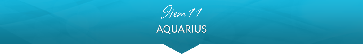 Item 11: Aquarius
