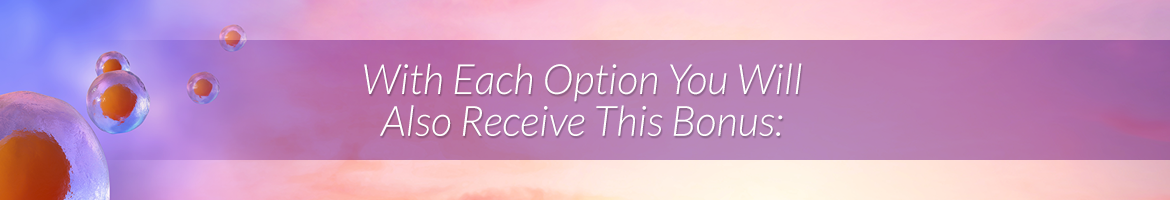 With Each Option You Will Also Receive This Bonus: