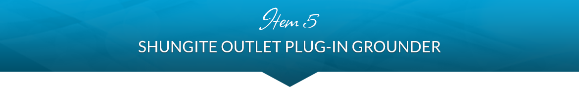 Item 5: Shungite Outlet Plug-In Grounder