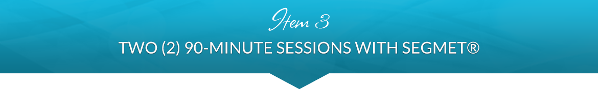Item 3: Two (2) 90-Minute Sessions with SEGMET®