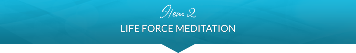 Item 2: Life Force Meditation