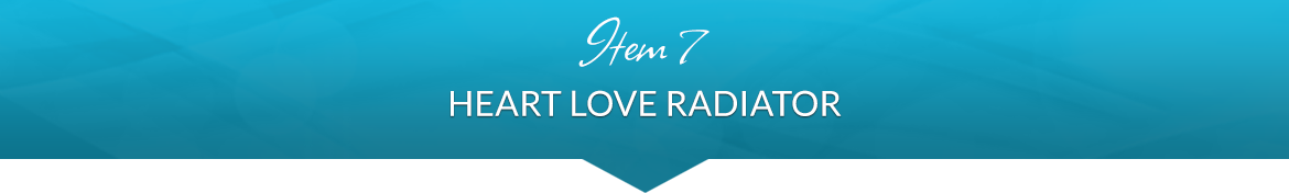 Item 7: Heart Love Radiator