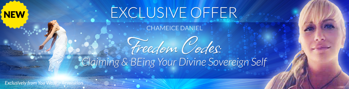 Welcome to Chameice Daniel's Special Offer Page: Freedom Codes: Claiming & BEing Your Divine Sovereign Self
