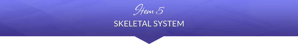 Item 5: Skeletal System