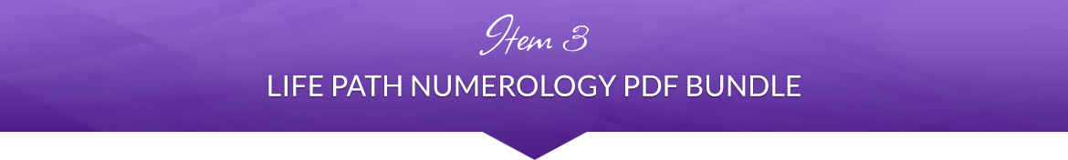 Item 3: Life Path Numerology Bundle