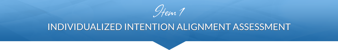 Item 1: Individualized Intention Alignment Assessment