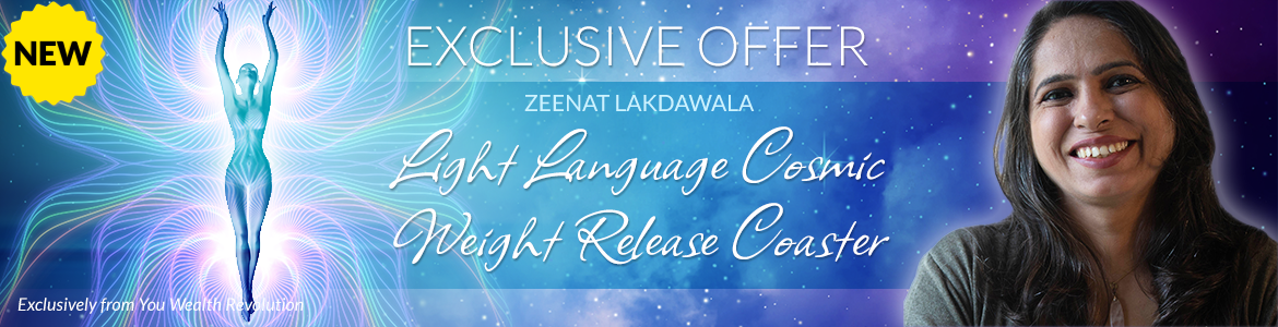 Welcome to Zeenat Lakdawala's Special Offer Page: Light Language Cosmic Weight Release Coaster