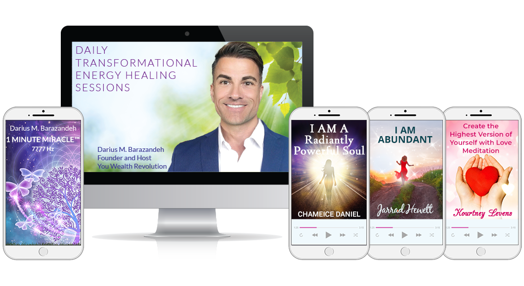 A display of all the free bonuses received when reserving a spot in one of our free transformational energy healing seminars
