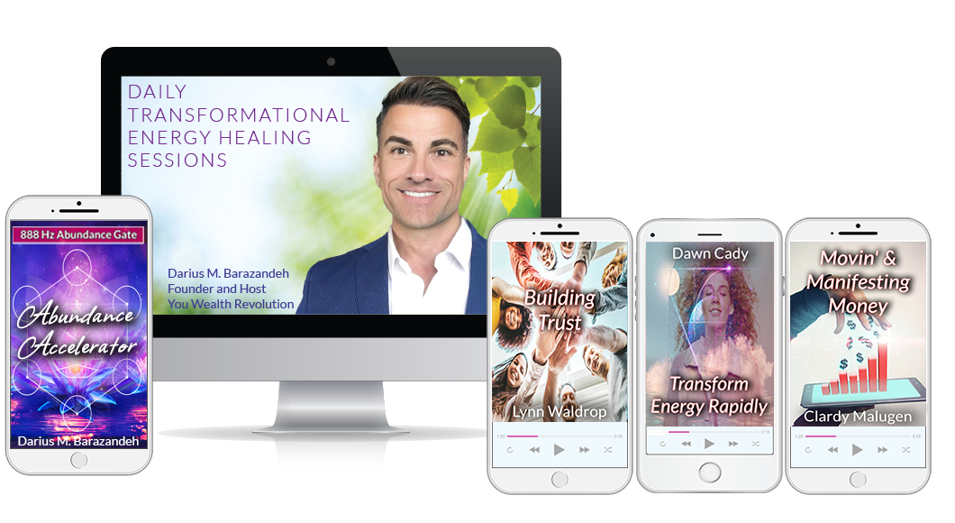 A display of all the free bonuses received when reserving a spot in one of our free transformational energy healing seminars