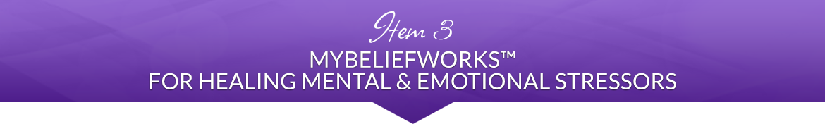 Item 3: MyBeliefWorks™ for Healing Mental & Emotional Stressors