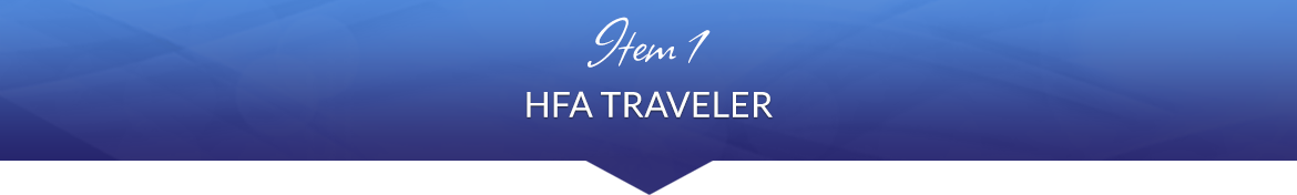 Item 1: HFA Traveler